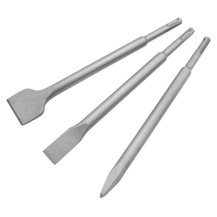 SDS plus 3-delad mejsel (för betong och murverk, mejselhammare) th