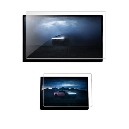 Tesla Cybertruck skärmskyddssats [HD Clear] - fram & bak