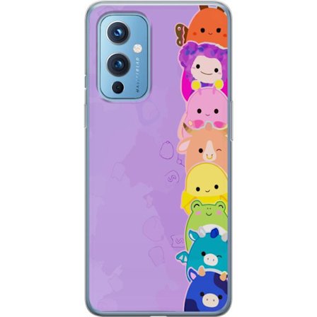 Kompatibelt Mobildeksel til OnePlus 9 Mørk silhuett av Jesus med tornekroner mot svart bakgrunn med sterk kontrast og hvit typografi