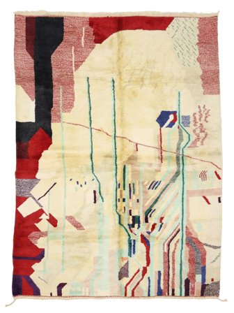 Tapis Berber Moroccan - Mid Atlas 254X354 Grand (Laine, )