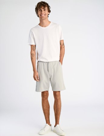 Lindbergh Jersey Drawstring Shorts - Grey - M