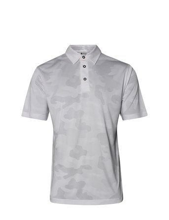 Mens Camou Polo Grey BACKTEE