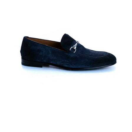 Doucal's, Flat shoes Blauw, Heren, Maat:40 EU,suede