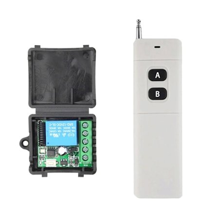Fjernbetjening trådløse kontakter DC12V 1CH sender til elektrisk gardindør