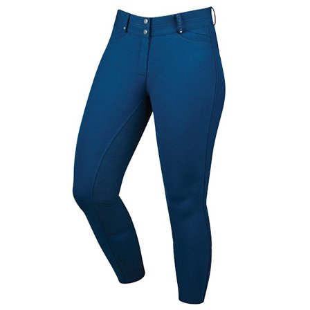 Dublin Womens/Ladies Lunar Gel Full Seat Breeches 32in Navy Pos