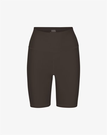 Active Bike Shorts - Coffee Brown M