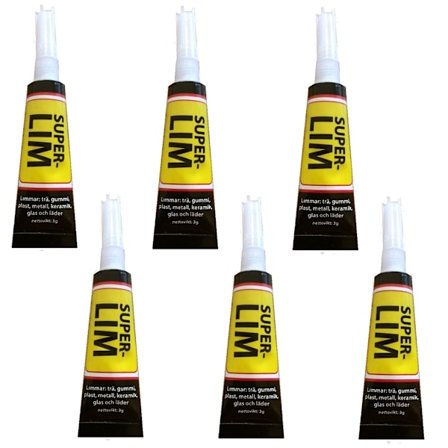 6 St Superlim , 3gr/tub , Limmar det mesta