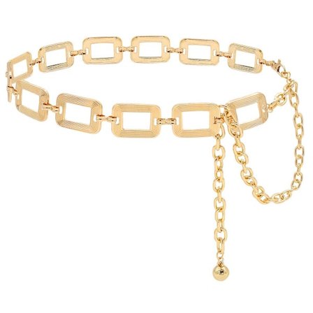 Kjede Belte for Kvinner Metall Midjebelte Kraftig Mage Lenke Belte