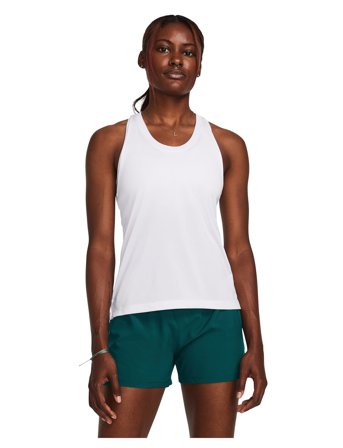 Under Armour Ua Launch Singlet - White - L