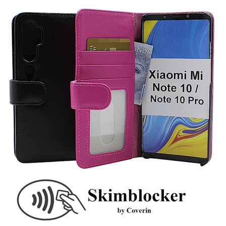 Skimblocker Plånboksfodral Xiaomi Mi Note 10 / Note 10 Pro
