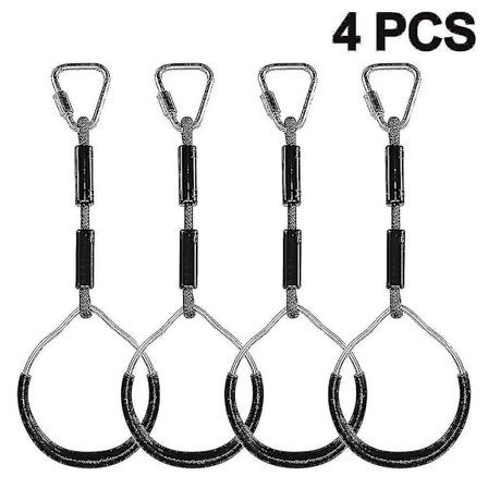 Fargerike Svingstativringer 4-pakning Lekeplass Ninja-sett