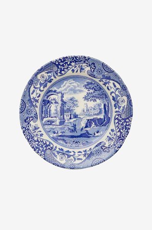 Spode - Asjett Blue Italian diameter 20 cm - Blå - Asjetter - Fra Homeroom
