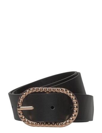 Pcjanne Jeans Belt Belte Svart Pieces*Betinget Tilbud