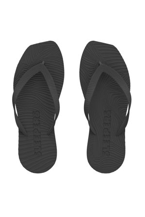 Sleepers Tapered Platform Black Flip Flop 41