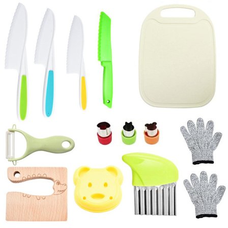 Lasten keittiöveitset Keittiösetti Keittiövälineet lapsille Monivärinen