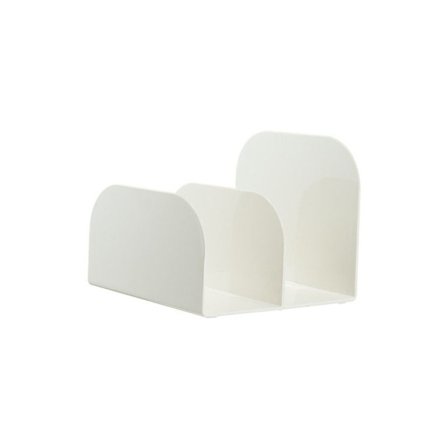 Bogstøtter Akryl Bogender HVID