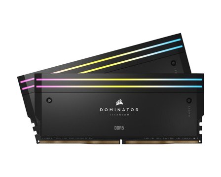 Corsair Dominator Titanium RGB - DDR5 - sett - 64 GB: 2 x 32 GB - DIMM 288-pin - 6400 MHz / PC5-51200 - ikke-bufret