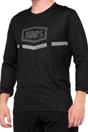 MTB Shirt 100% AIRMATIC Schwarz S