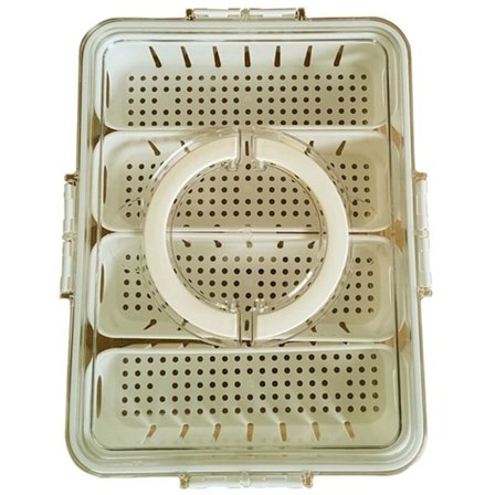 Køleskab separat opbevaringsboks kølet plast fryser bærbar frugt og grøntsagsbeholder til køkken