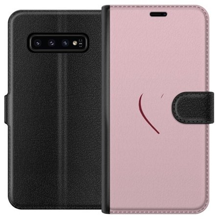 Kompatibelt Lommeboketui til Samsung Samsung Galaxy S10 SoftPinkLove
