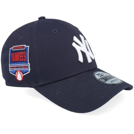 New Era - MLB Blå adjustable Keps - New York Yankees Side Patch 9FORTY Navy Adjustable @ Hatstore