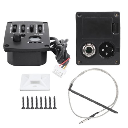 EQ Equalizer Pickup Akustisk Gitar 4-bånds Forforsterker Musikinstrumenttilbehør SE‐4N