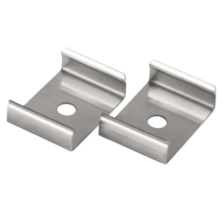 Hide-a-Lite Clips Art Feste 2-pakning Aluminium, Installasjonsmaterial