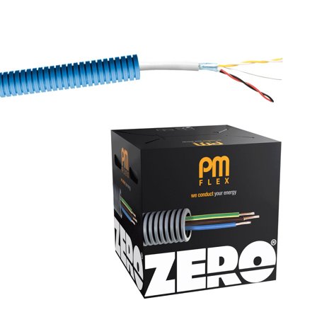PM FLEX KNX ZERO Signalkabel fördragen, 16 mm x 100 m, 2x2x0,8 mm², Anslutningsdon & kablar