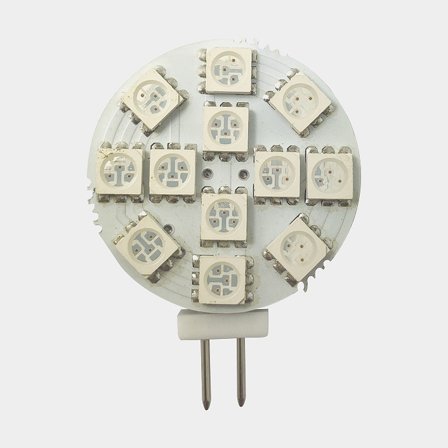 Lampada LED 1852-Marine, 10 - 36 V DC, 0.5 W (rosso) / 1.5 W (bianco), Ø30 mm, Perni laterali, con luce calda bianca & rossa, confezione da 2