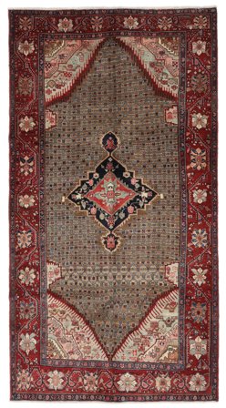 157X291 Tapis Koliai D'orient Rouge Foncé/Rouge (Laine, Perse) Carpetvista