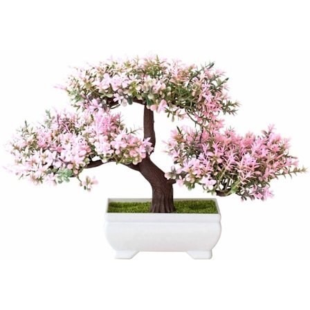 Kunstige Bonsai Træ Potte Falske Plante Potte Blomster Falske Bonsai til Hjem Soveværelse Bord Hotel Have Dekoration A
