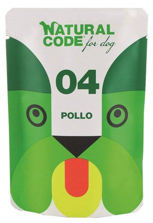 Natural Code 04 Pollo Cani Adulti Busta 100g