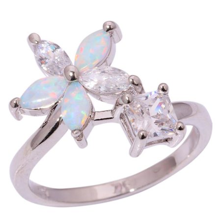 Silversmycken filled ring VIT Brand Opal