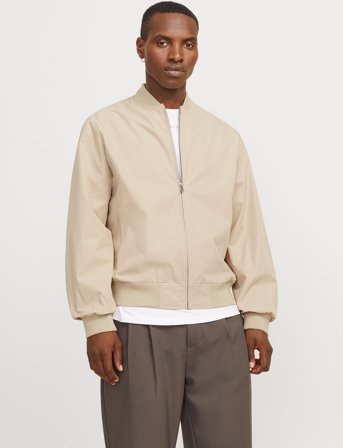 Jack & Jones Jprccbane Bomber Jacket Sn - Cream - L
