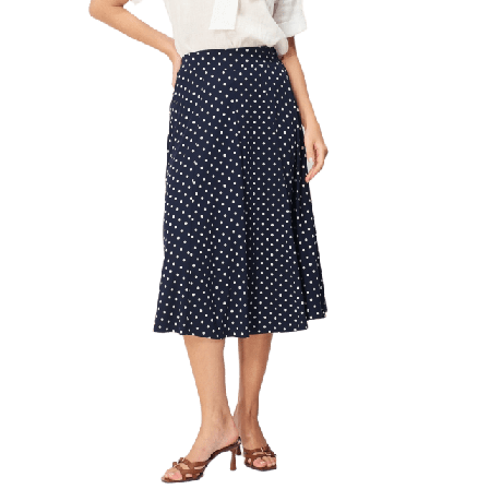 Jumperfabriken Sunvi Dot Skirt Kjolar Dam Blå L