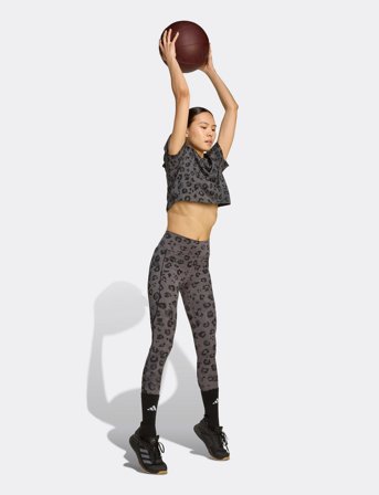 adidas Performance We T-Shirt Aop - Grey - M