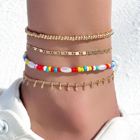 Ankelkjede Benarmbånd 5 5