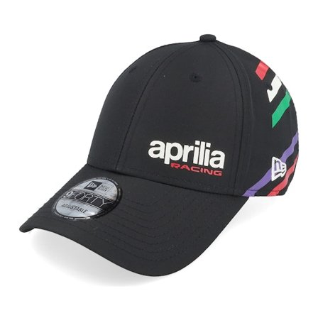 New Era - Motor Black adjustable Czapka Z Daszkiem - Aprilia Flawless Print 9FORTY Aprilia Black Adjustable @ Hatstore