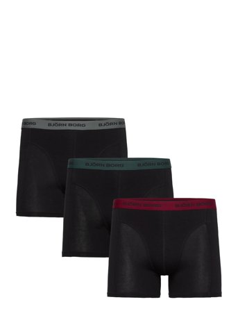 Björn Borg Cotton Stretch Boxer 3P - Black - XXL