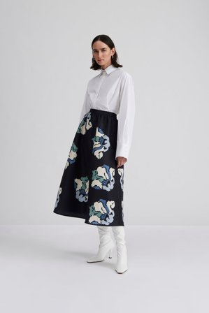 Malina - Filippa midi skirt - XXS - Floral