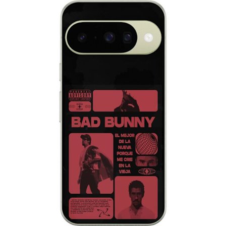 Kompatibelt Mobildeksel til Google Pixel 10 Bad Bunny NFL-inspirert skjoldlogo med amerikansk fotball og stjerner