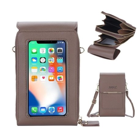 axelväska mobilväska med axelrem för mobil kaffe