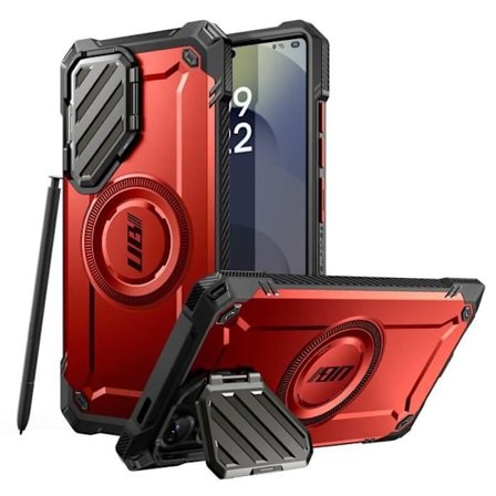 Coque MagSafe - Supcase - Samsung Galaxy S25 Ultra - Stöttålig - Kameraskydd - Multi-vinkel videostöd