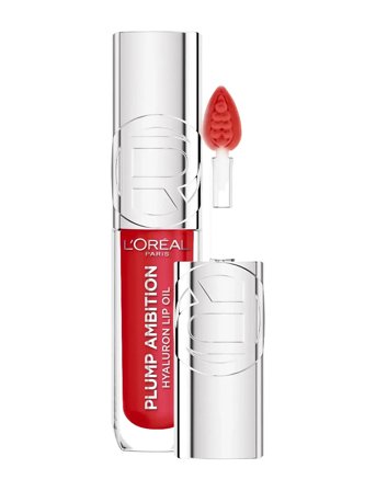 L'Oréal Paris L'oréal Paris Plump Ambition Hyaluron Lip Oil Läppolja 380 Rouge In Love 5 Ml - Red - 5 ML
