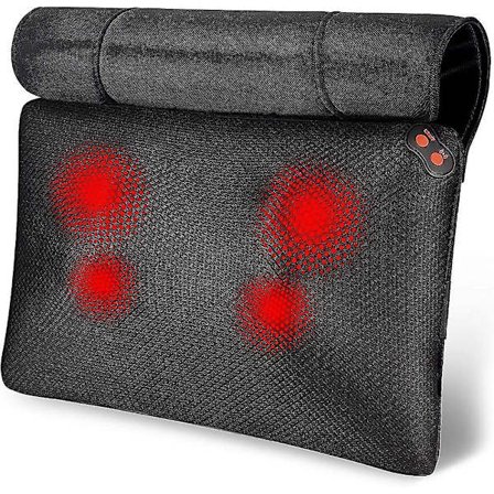 Back Massager, Shiatsu Back And Neck Massager, Deeper Tissue Kneading