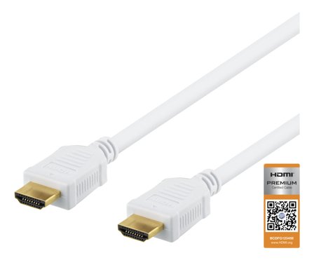 Deltaco HDMI-1030AD - HDMI-kabel med Ethernet - 3 m
