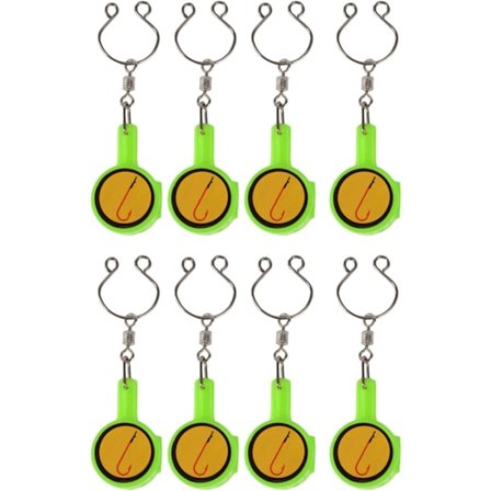 8 stk Fiskeknute-verktøy | Fiske-linjekutter | Multifunksjonelt Sikkerhetsfiskeverktøy | Enkel kroklagring