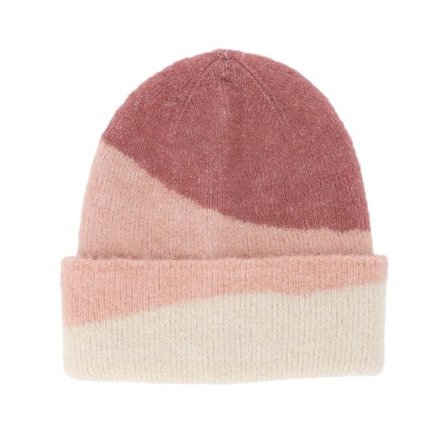 Beechfield - Rosa cuff Beanie - B532 Rose Pink/Peach/Vanilla Cuff @ Hatstore