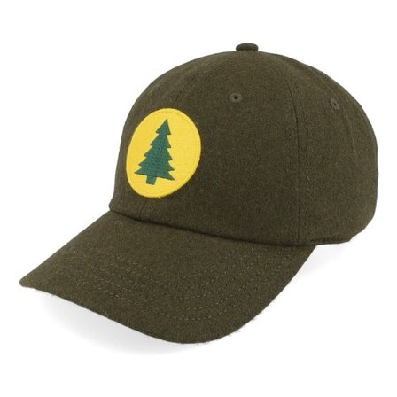 American Needle - Grön unconstructed Keps - Maine Central Railroad Archive Olive Dad Cap @ Hatstore