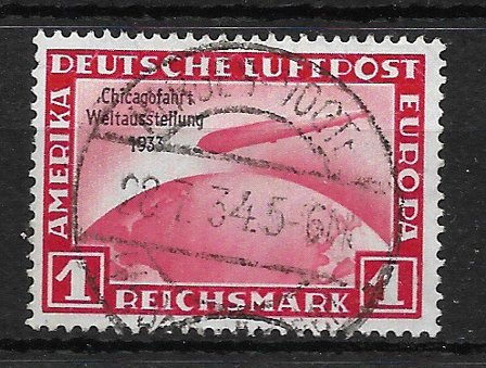 Tyske Rige 1933 - AFA 491 - Stemplet